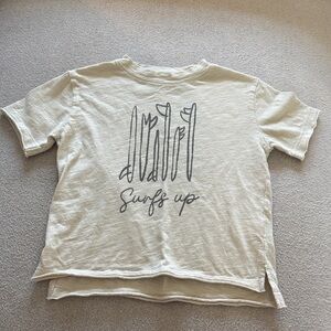 Rylee + Cru Surf's Up Graphic Tee - Cream
